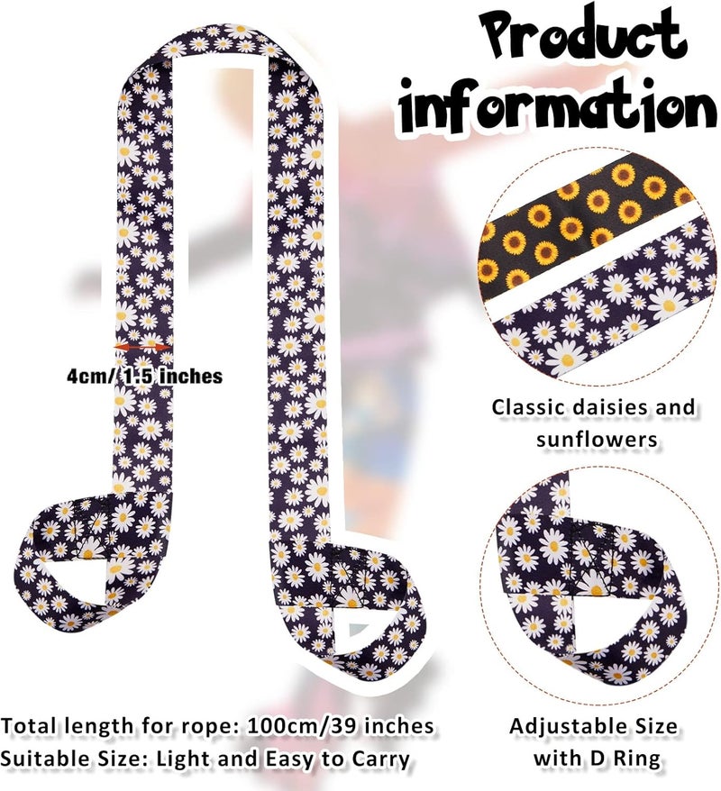 Skylety حزام حذاء التزلج القابل للتعديل 2 قطعة مع حزام كتف مرن لحمل الأطفال والنساء والرجال للتزلج - Image 2